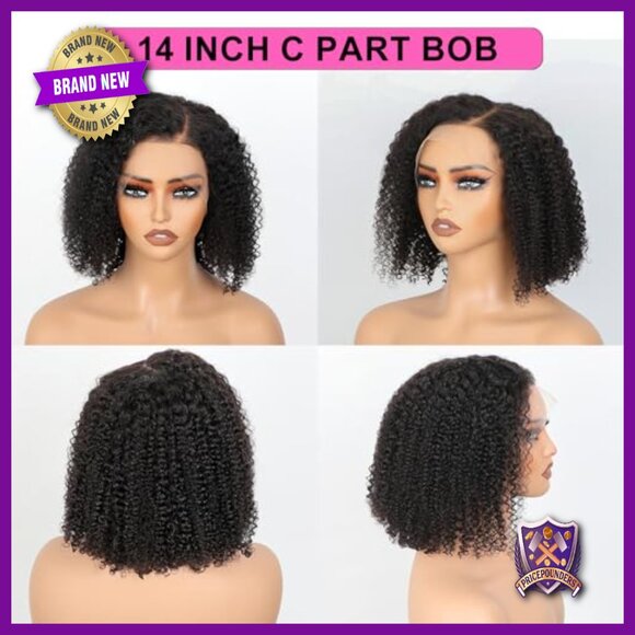 13x6 HD Lace Front Wig 16 Inch Human Hair Glueless Pre Plucked main image 6